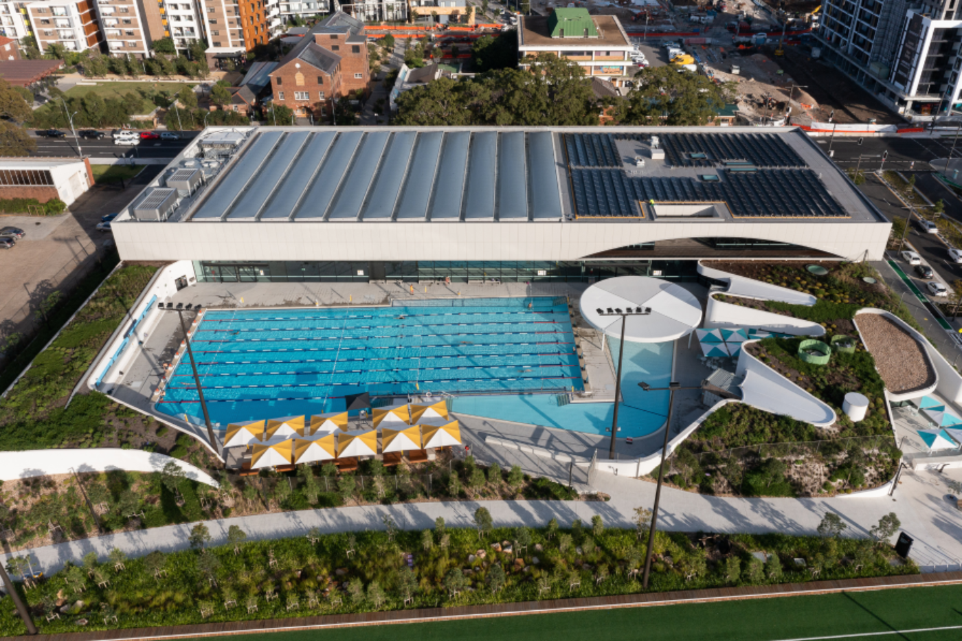 Gunyama Park Aquatic and Recreation Centre Image 1 Rodrigo Vargas exterior 46 69 Cassidy Miranda reduced